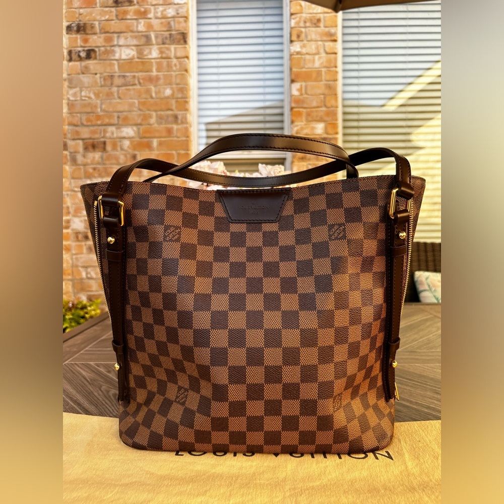 Damier Ebene Cabas Rivington Bag